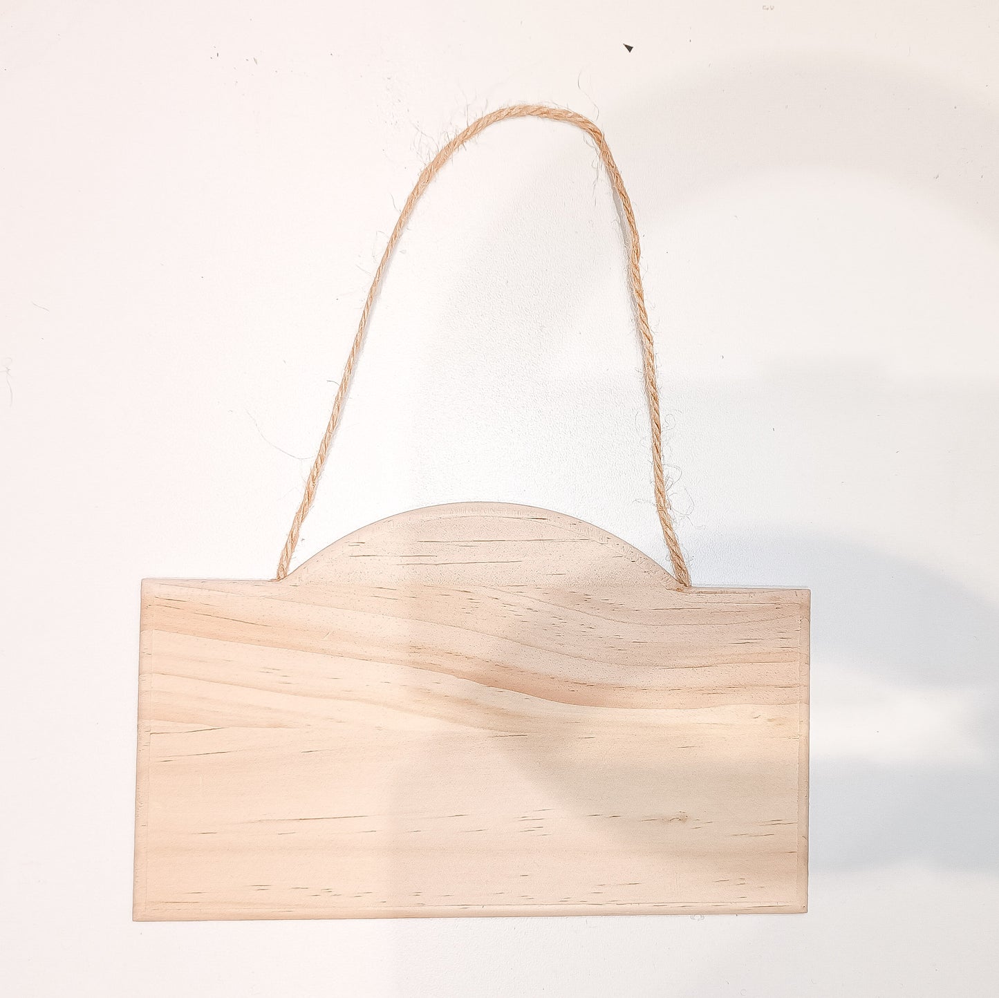 Targhetta in legno 20x12.5x1 cm