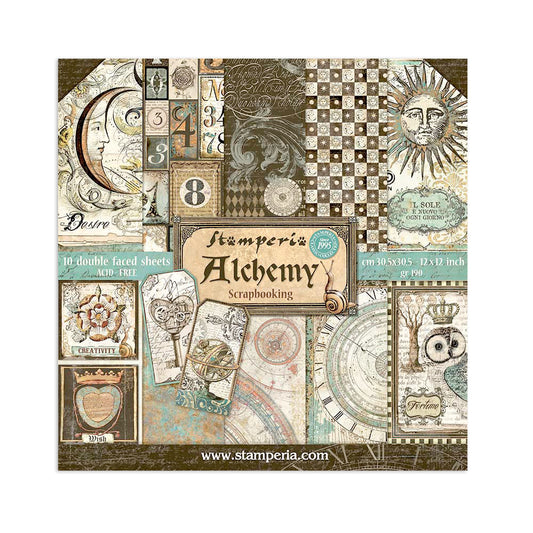 Blocco 10 fogli 30,5x30,5 (12"x12") Double Face - Alchemy